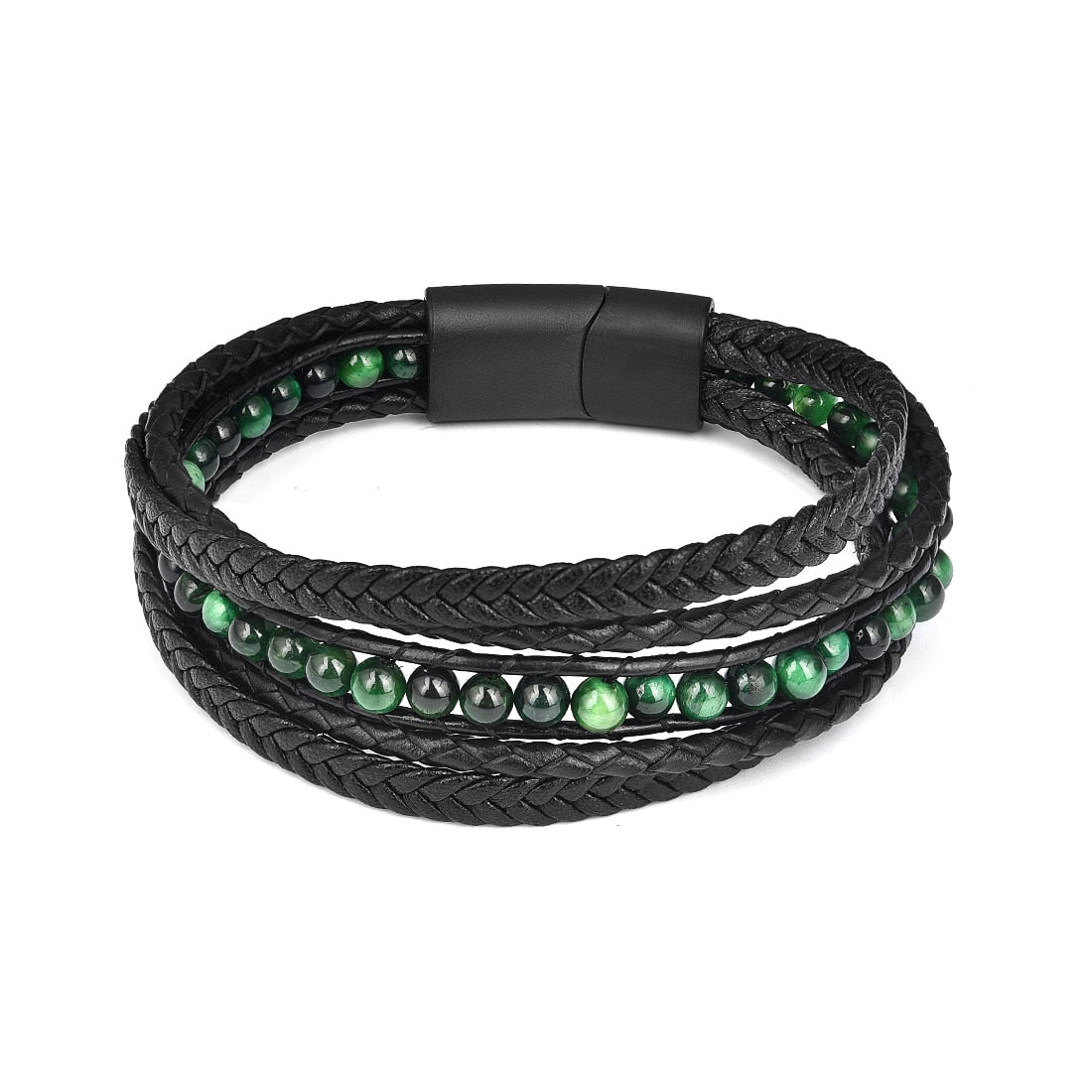 Peris Gems 8 / 18.5cm Woven Multilayered Bracelets Unisex | Stainless-Steel Clasp SHEIN Amazon Temu