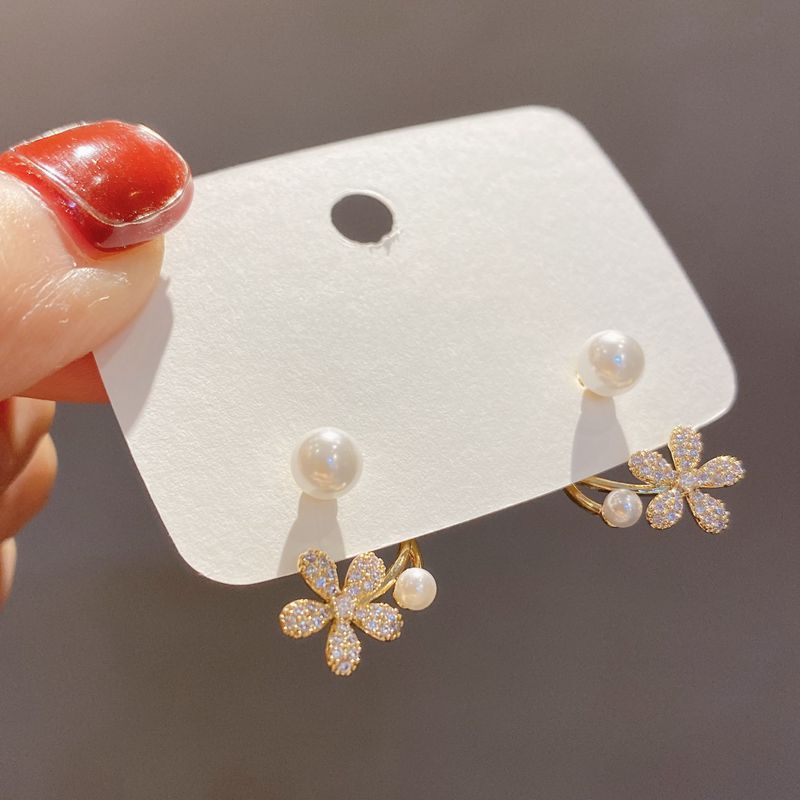 Peris Gems 8 Gold Dangle Stud Earrings for Women | Pearl Earrings SHEIN Amazon Temu