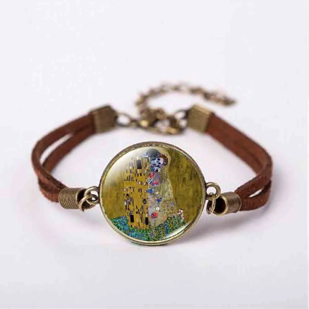 Peris Gems 8 Mother and Child by Gustav Klimt Art Photo Bracelet SHEIN Amazon Temu
