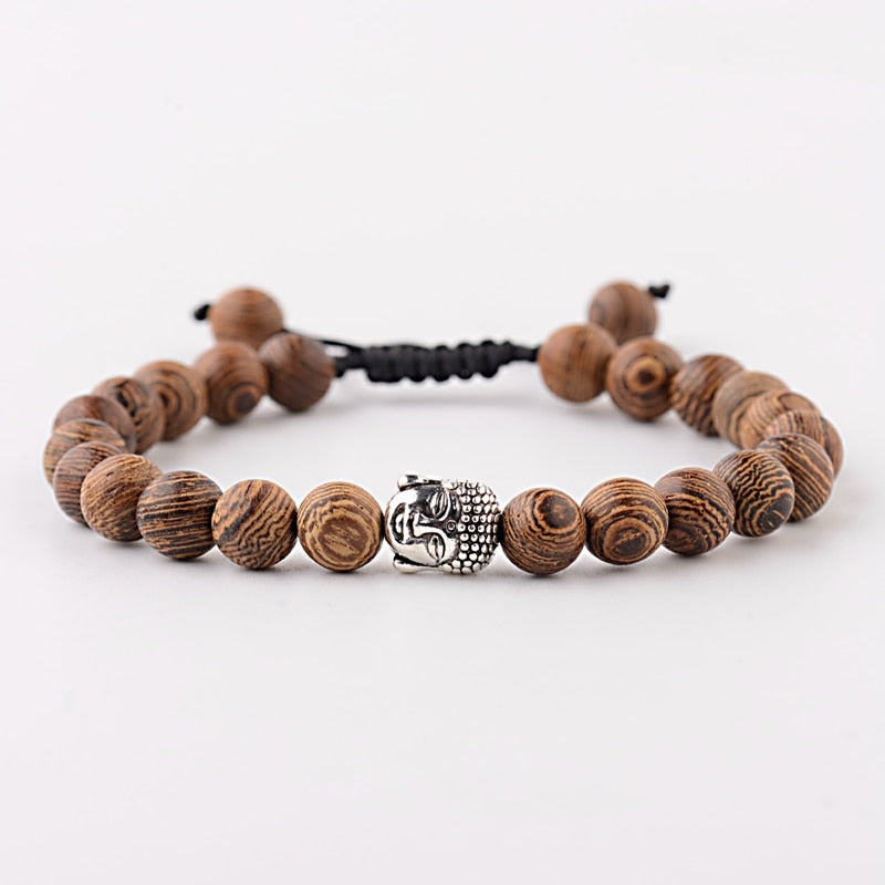 Peris Gems 8 Natural Wood Cross Beads Bracelet Unisex | Wooden Prayer Beads Bracelet SHEIN Amazon Temu