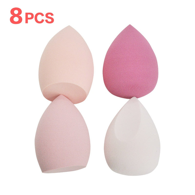 Peris Gems 8pcs pink Bevel Makeup Sponges | Beauty Cosmetic Makeup Ball SHEIN Amazon Temu