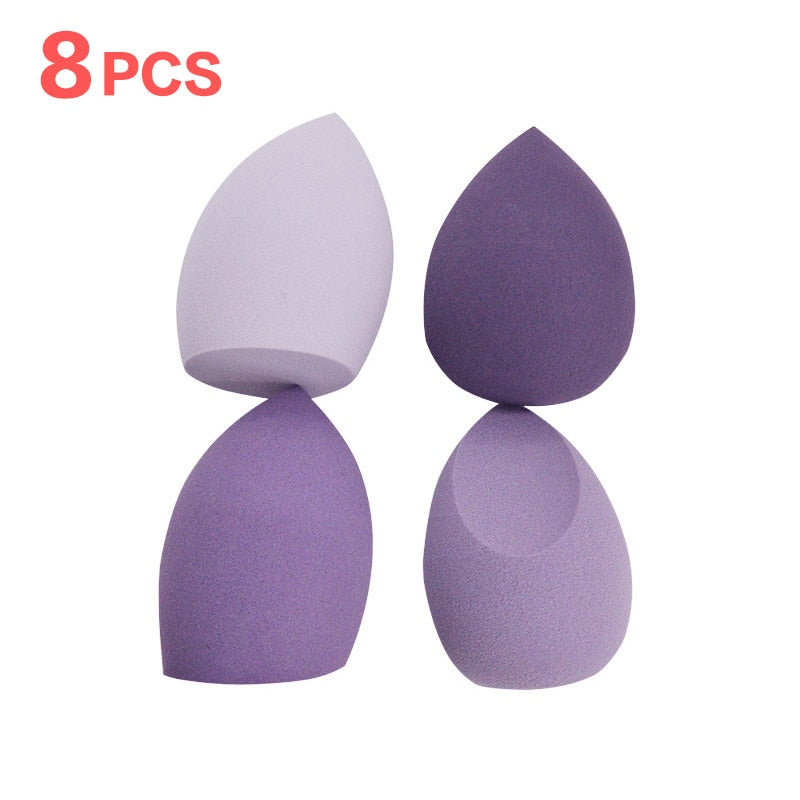Peris Gems 8pcs purple Bevel Makeup Sponges | Beauty Cosmetic Makeup Ball SHEIN Amazon Temu