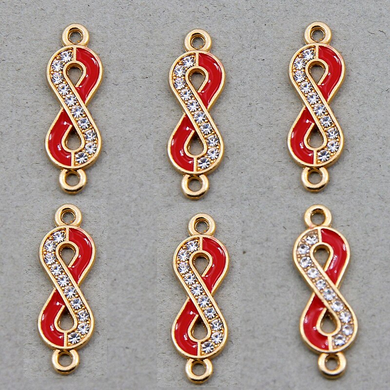 Peris Gems 8pcs Style 16 Gold Infinity Symbol Charms 8pc/Set | DIY Jewelry Pendants SHEIN Amazon Temu