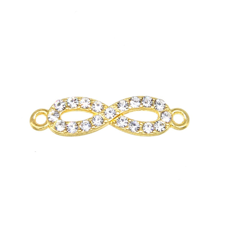Peris Gems 8pcs Style 9 Gold Infinity Symbol Charms 8pc/Set | DIY Jewelry Pendants SHEIN Amazon Temu