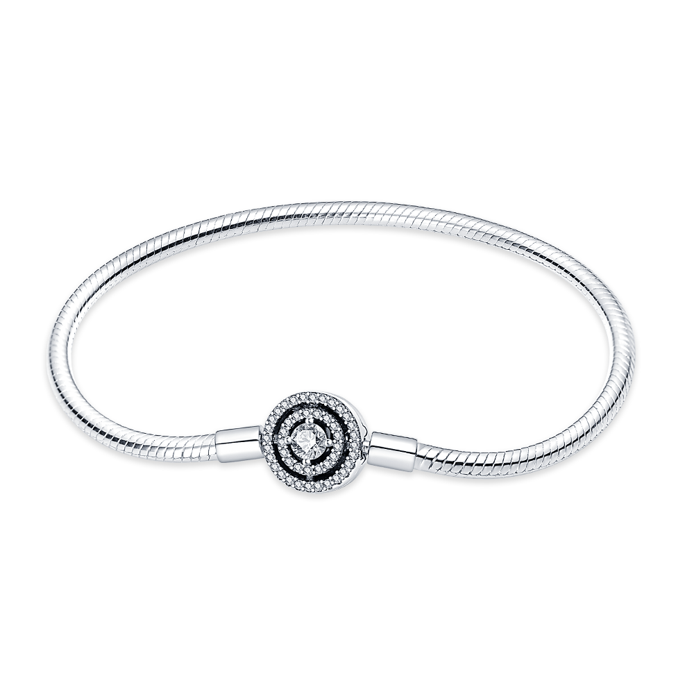 Peris Gems 9 / 17cm Sterling Charm Beads Bracelet for Women | Cute Silver Bracelets for Women SHEIN Amazon Temu