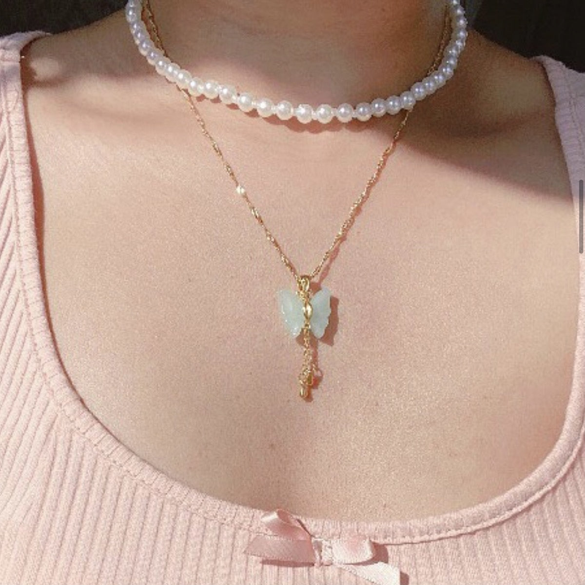 Peris Gems 9 Dainty Pearl Flower Choker Necklace for Women | Gold Pearl Necklaces Dainty Pearl Flower Choker Necklace for Women Gold Necklaces SHEIN Amazon Temu
