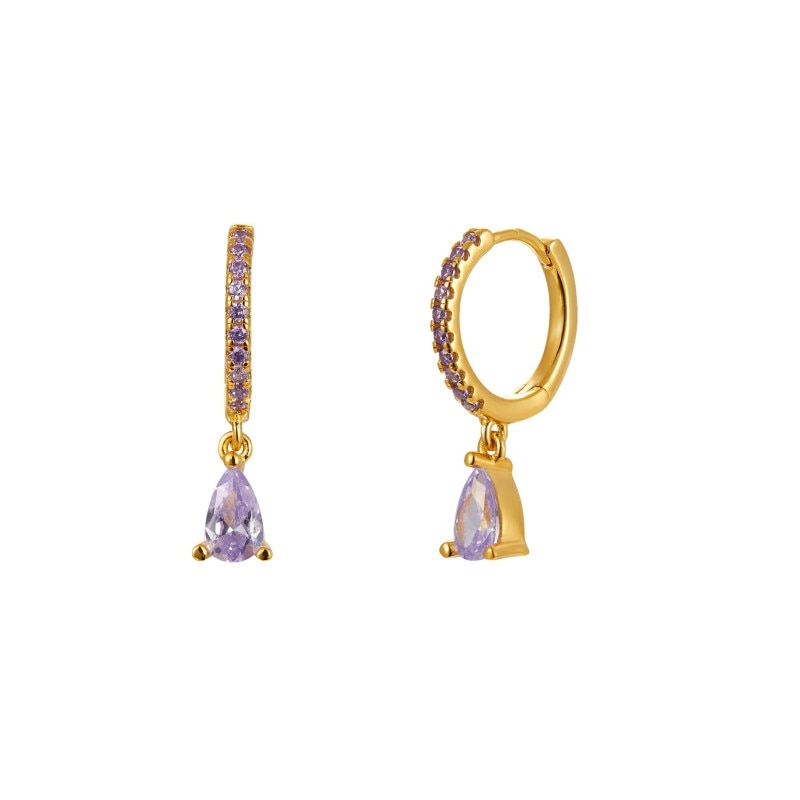 Peris Gems 9 Gold Hoop Diamond Earrings for Women | Round Gold Silver Luxury Earrings for Women SHEIN Amazon Temu