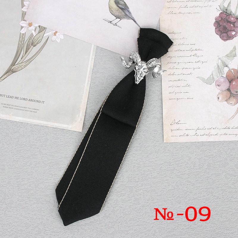 Peris Gems 9 Hand Made Black Ribbon Rhinestone Crystal Neckties - Unisex SHEIN Amazon Temu