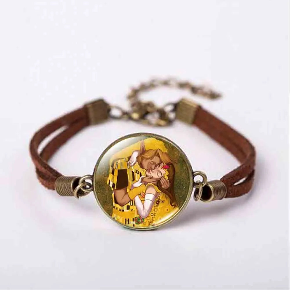 Peris Gems 9 Mother and Child by Gustav Klimt Art Photo Bracelet SHEIN Amazon Temu