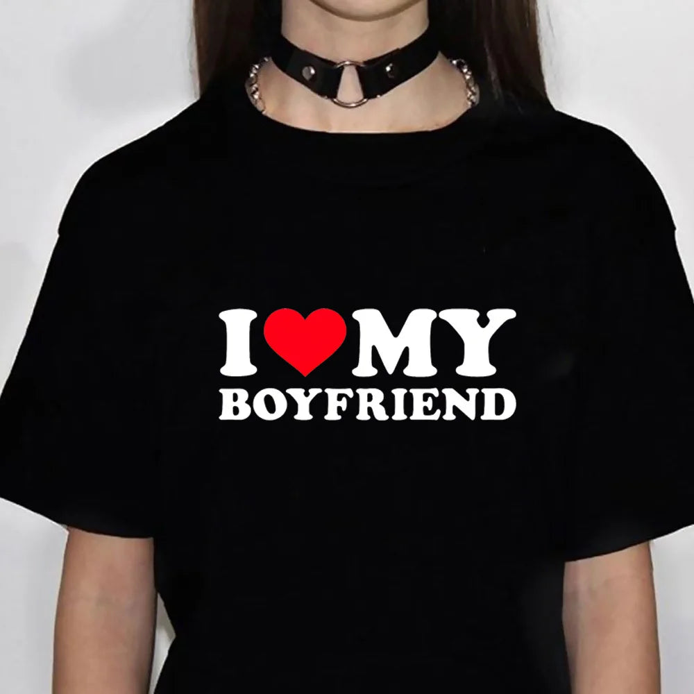 Peris Gems 93019 / XXL i Love My Boyfriend i Love My Girlfriend t-shirt girl Y2k Grunge Retro Psychedelic anime graphic tshirt 80s women Y2k Pastel i Love My Boyfriend i Love My Girlfriend t-shirt girl Y2k Grunge Retro Psychedelic anime graphic tshirt 80s women Y2k Pastel SHEIN Amazon Temu