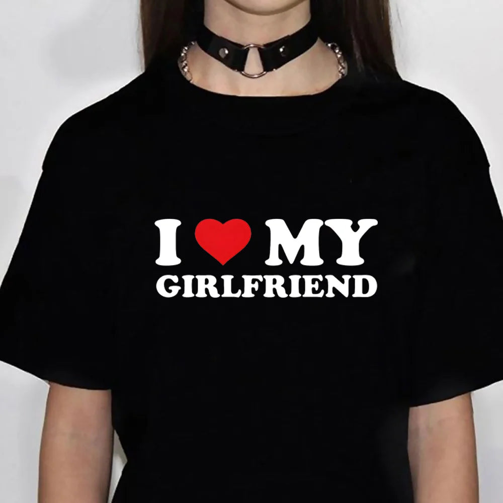 Peris Gems 93020 / XXL i Love My Boyfriend i Love My Girlfriend t-shirt girl Y2k Grunge Retro Psychedelic anime graphic tshirt 80s women Y2k Pastel i Love My Boyfriend i Love My Girlfriend t-shirt girl Y2k Grunge Retro Psychedelic anime graphic tshirt 80s women Y2k Pastel SHEIN Amazon Temu