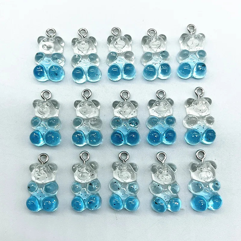 Peris Gems 95 10Pcs Candy Bear Pendant Charms for Necklace Bracelet Earrings Jewelry Making Diy Findings Resin Bears Christmas Making SHEIN Amazon Temu
