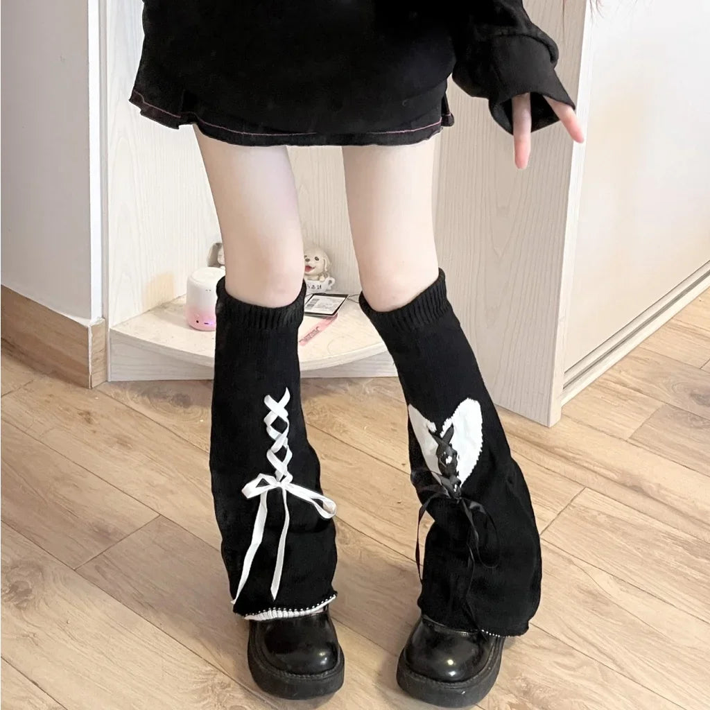 Peris Gems A black-1 / One Size Y2K Punk Knitted Leg Warmers Star Gothic Cross Harajuku Women Heart Two Side Wear Loose Fit Leg Covers Sock JK Thigh High Lolita Y2K Punk Knitted Leg Warmers Star Gothic Cross Harajuku Women Heart Two Side Wear Loose Fit Leg Covers Sock JK Thigh High Lolita SHEIN Amazon Temu