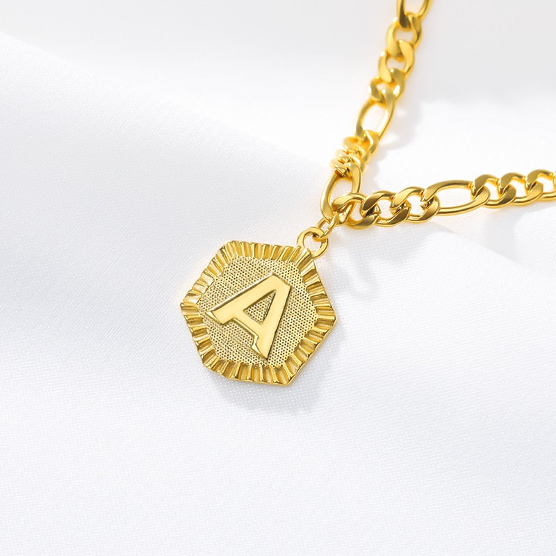 Peris Gems A Dainty A-Z Letter Hexagon Anklets Unisex | Gold Initial Letter Leg Chain Dainty A-Z Letter Hexagon Anklets Unisex Gold Initial Letter SHEIN Amazon Temu
