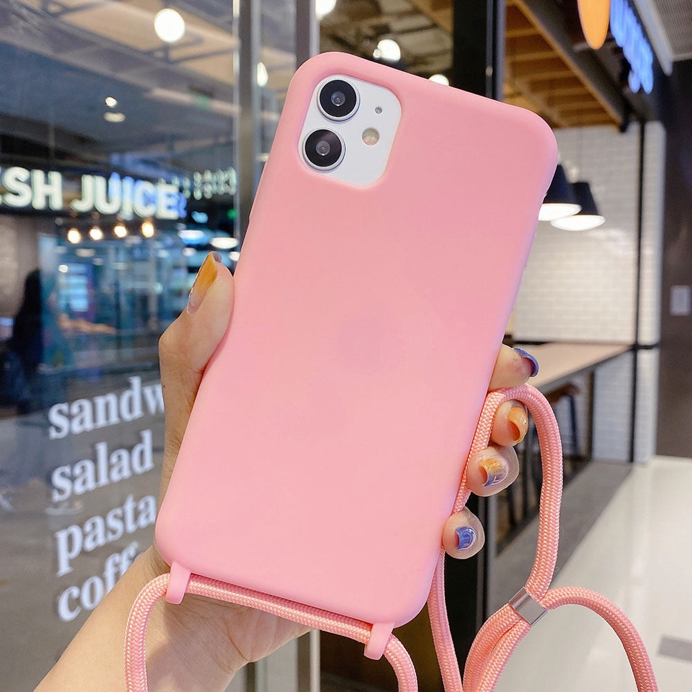 Peris Gems A / for iPhone 11 Lanyard Strap Crossbody Phone Protector Case for iPhones SHEIN Amazon Temu