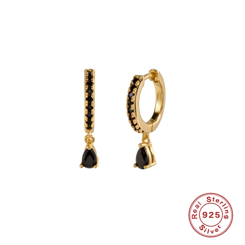 Peris Gems A Gold Diamond Stud Turquoise Hoop Earrings for Women | Sterling Silver Gold Earrings SHEIN Amazon Temu