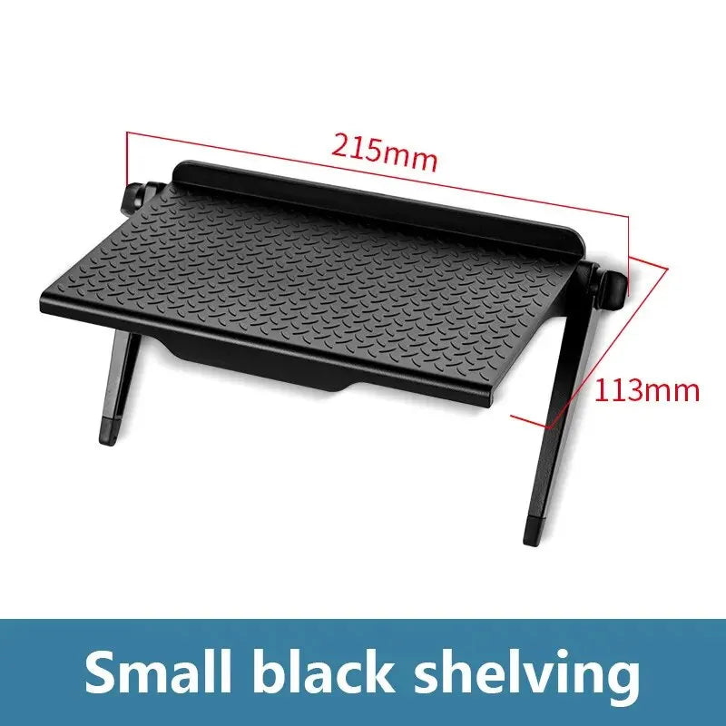 Peris Gems A Punch-Free Computer Monitor Rack Plastic TV Set-Top Box Screen Bracket Router Storage Rack Punch-Free Computer Monitor Rack Plastic TV Set-Top Box Screen Bracket Router Storage Rack SHEIN Amazon Temu