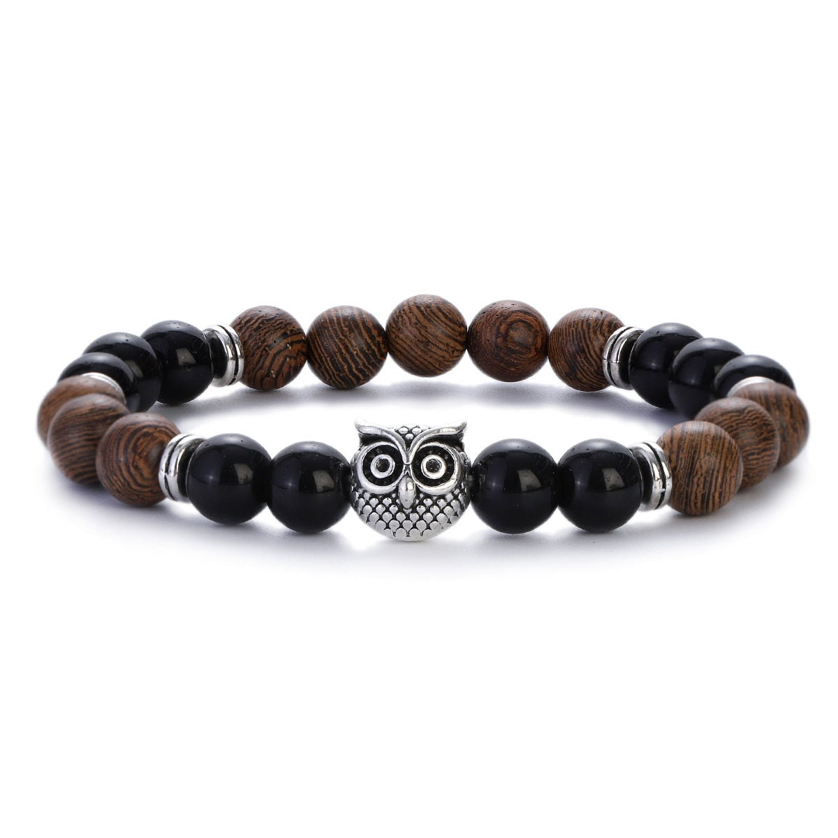 Peris Gems ABJ064-1 Natural 8mm Wodd Bead Bracelets Unisex | Meditation Bracelet SHEIN Amazon Temu