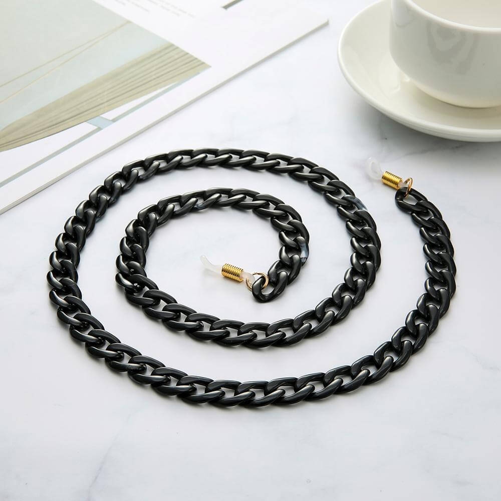 Peris Gems Acrylic Cuban Sunglasses Chain Cord Straps Unisex SHEIN Amazon Temu