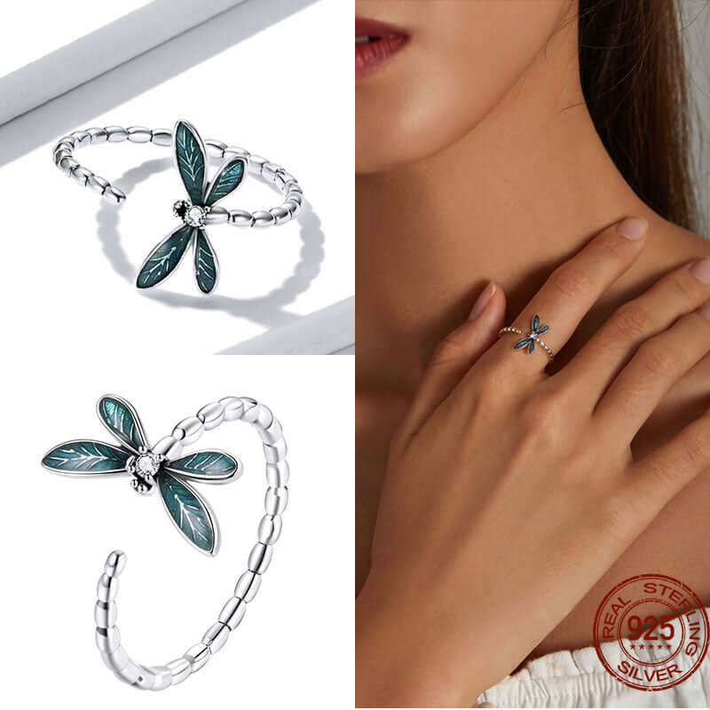 Peris Gems Adjustable Sterling Silver Ring for Women | Star Moon CZ Hug Love Rose Bird Open Rings for Women SHEIN Amazon Temu
