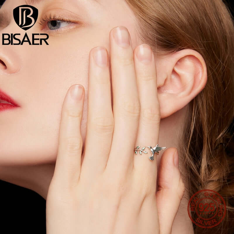 Peris Gems Adjustable Sterling Silver Ring for Women | Star Moon CZ Hug Love Rose Bird Open Rings for Women SHEIN Amazon Temu