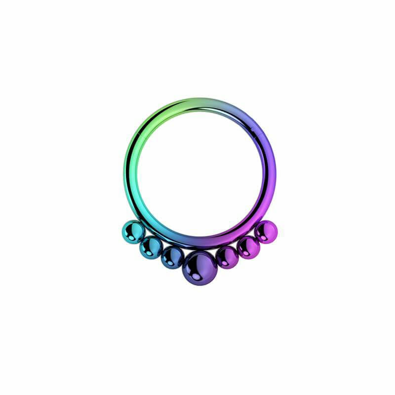 Peris Gems Alien Hoop 1pc Septum Nose Ring | Tragus Helix Piercings SHEIN Amazon Temu