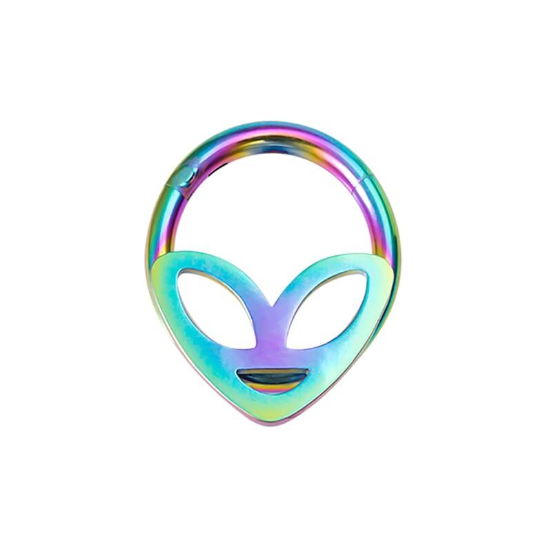 Peris Gems Alien Hoop 1pc Septum Nose Ring | Tragus Helix Piercings SHEIN Amazon Temu