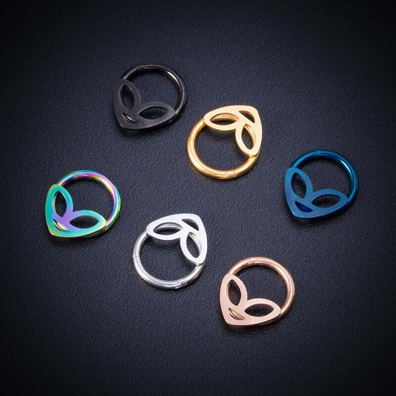 Peris Gems Alien Hoop 1pc Septum Nose Ring | Tragus Helix Piercings SHEIN Amazon Temu