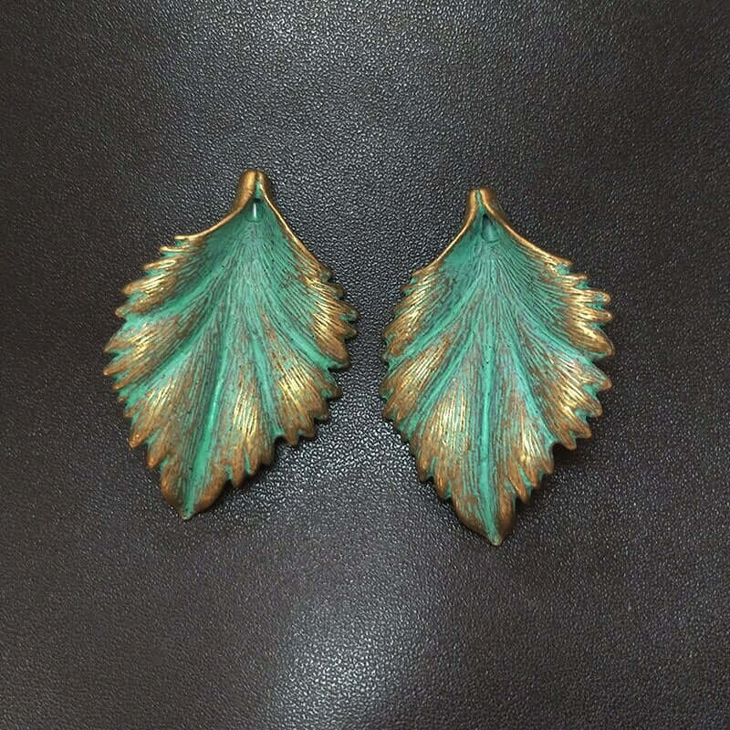Peris Gems Alloy Green Leaf Charm Pendants for Jewelry DIY SHEIN Amazon Temu