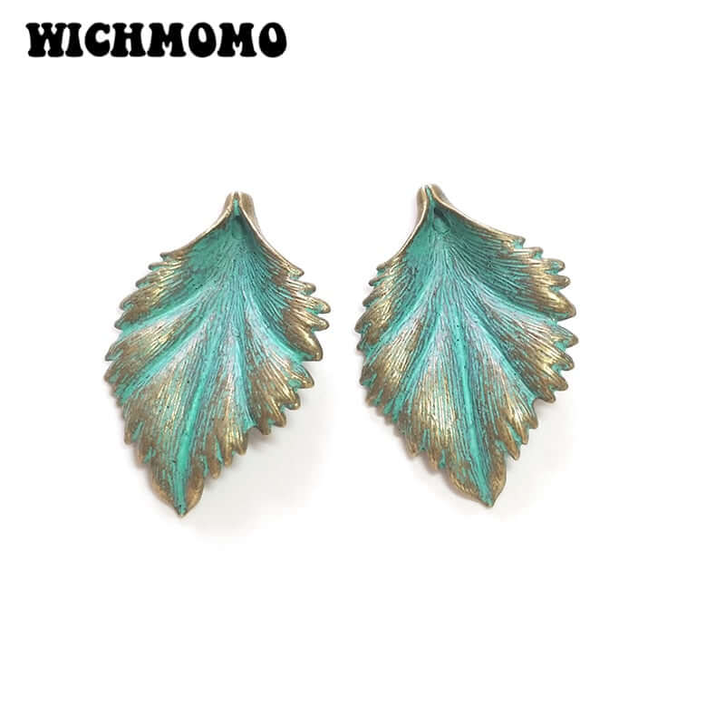 Peris Gems Alloy Green Leaf Charm Pendants for Jewelry DIY SHEIN Amazon Temu