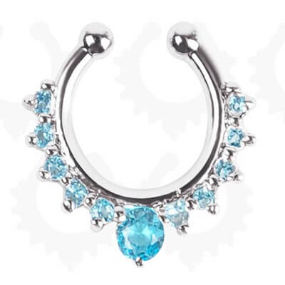 Peris Gems Alloy Hoop Fake Nose Piercing Septum Ring for Women SHEIN Amazon Temu