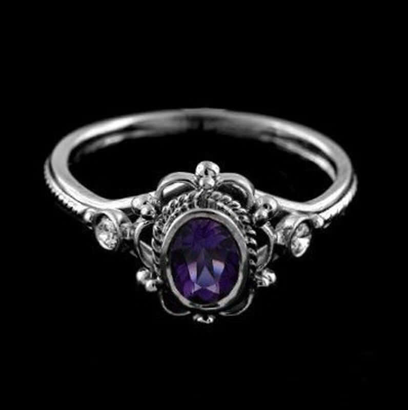 Peris Gems Amethyst and Ruby Diamond Antique Rings for Women SHEIN Amazon Temu