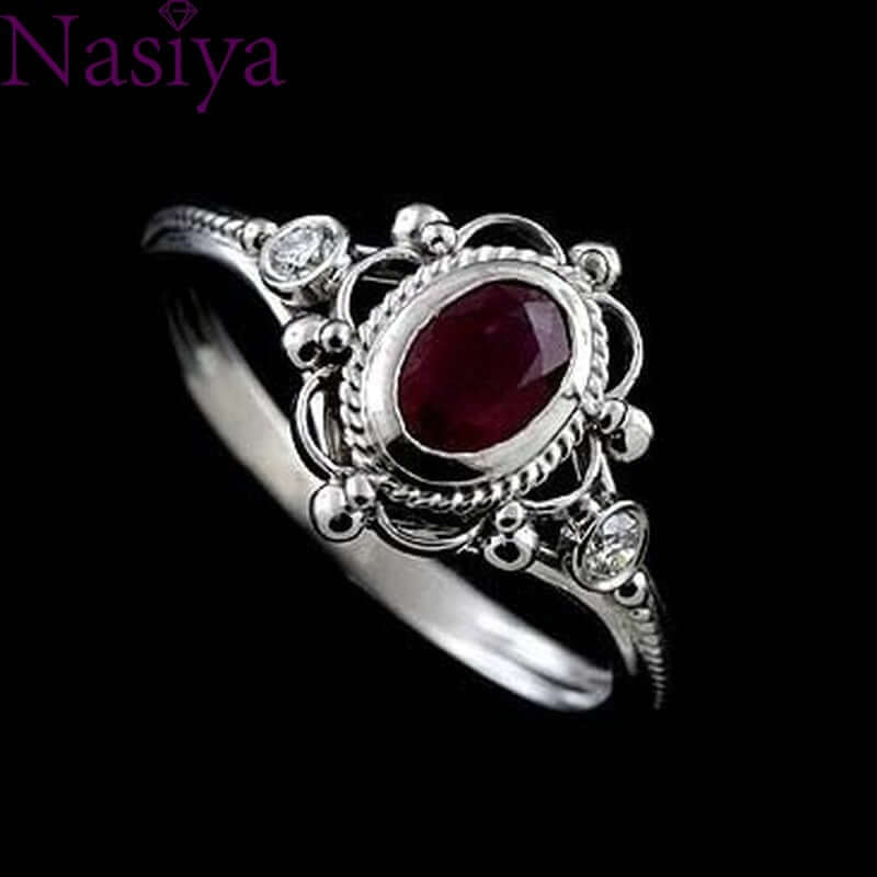 Peris Gems Amethyst and Ruby Diamond Antique Rings for Women SHEIN Amazon Temu