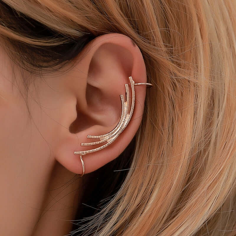 Peris Gems Angel Geather 1pc Ear Clip Cuff Earrings for Women SHEIN Amazon Temu