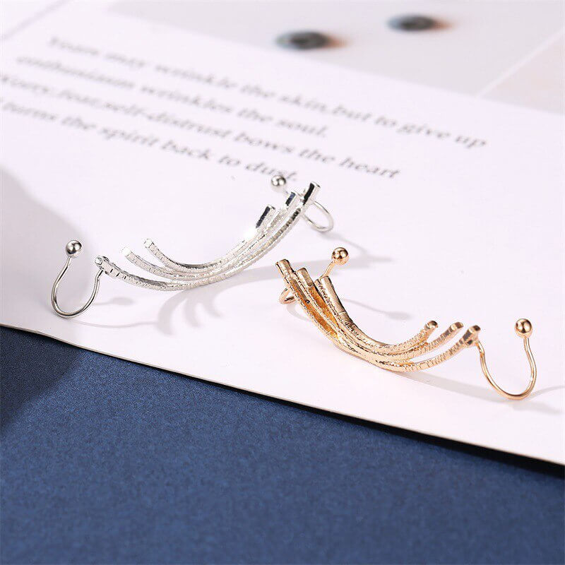 Peris Gems Angel Geather 1pc Ear Clip Cuff Earrings for Women SHEIN Amazon Temu