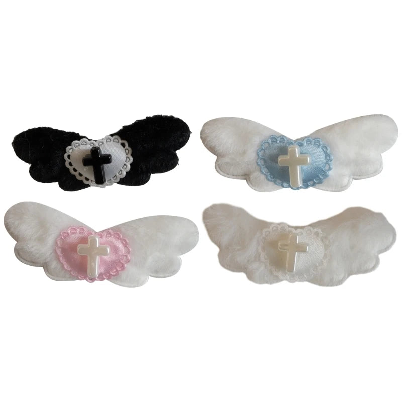 Peris Gems Angel Wing Hair Clip Y2K Heart Barrettes Harajuku Hair Accessories Angel Wing Hair Clip Y2K Heart Barrettes Harajuku Hair Accessories SHEIN Amazon Temu