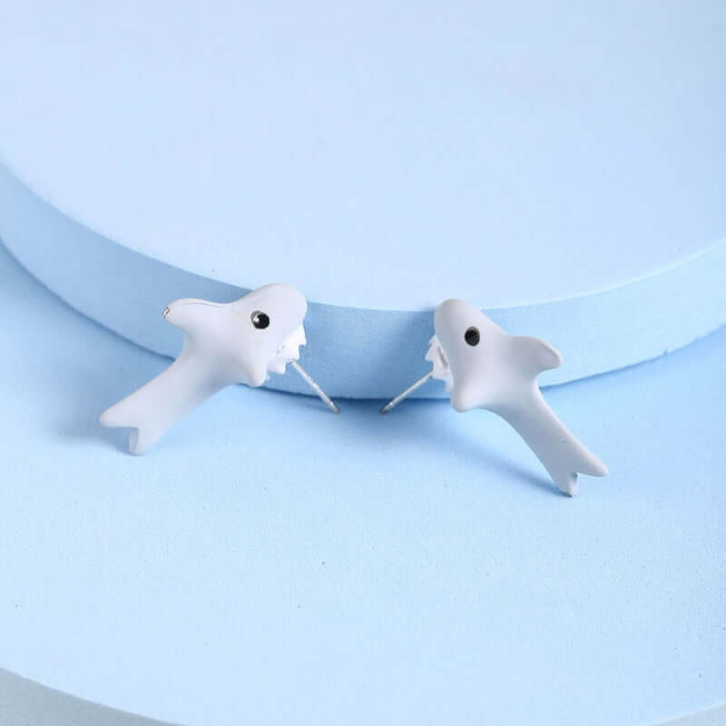 Peris Gems Animal Cartoon Stud Earring for Women | Cute Dinosaur Little Dog Whale Clay Bite Earrings Animal Cartoon Stud Earring for Women | Dinosaur Earrings SHEIN Amazon Temu