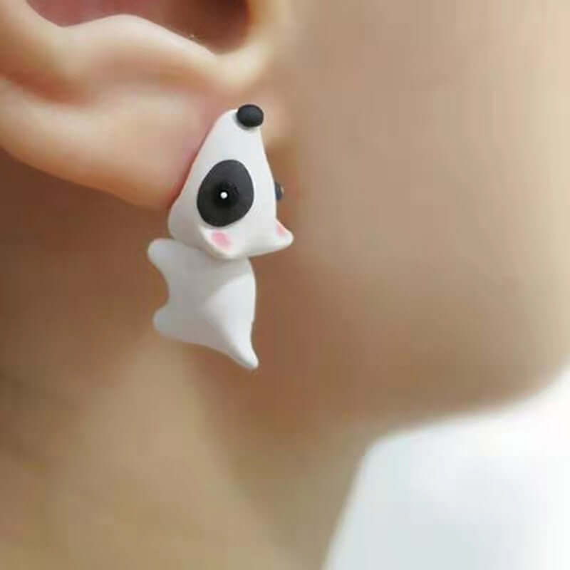 Peris Gems Animal Cartoon Stud Earring for Women | Cute Dinosaur Little Dog Whale Clay Bite Earrings Animal Cartoon Stud Earring for Women | Dinosaur Earrings SHEIN Amazon Temu