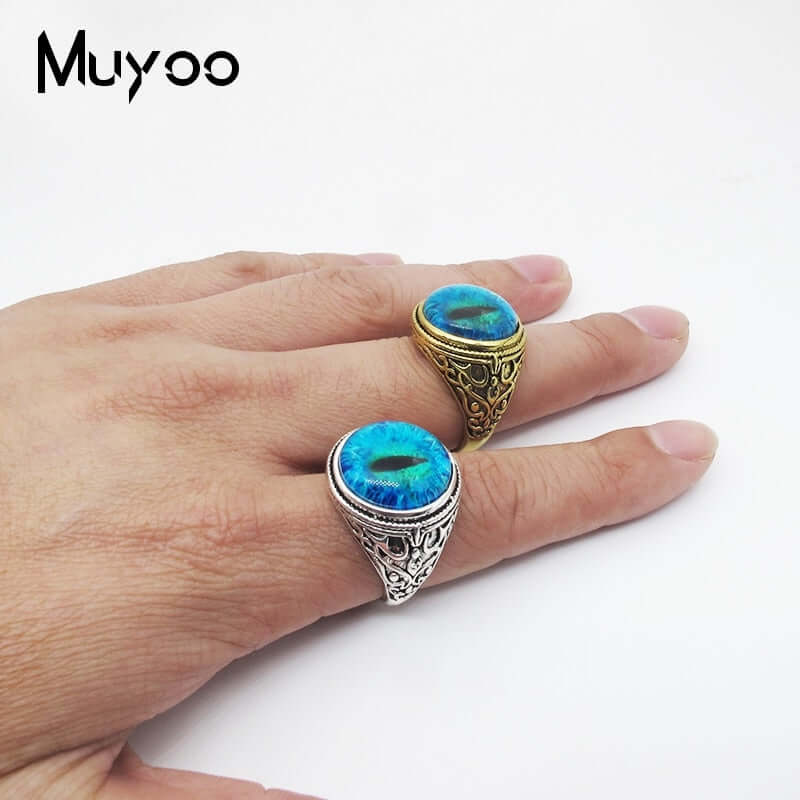 Peris Gems Antique Navigation Compass Rings for Men | Compass Dragon Eyes Silver Treasure Ring SHEIN Amazon Temu