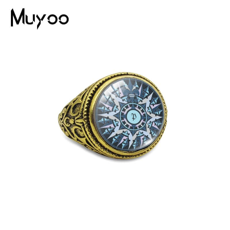 Peris Gems Antique Navigation Compass Rings for Men | Compass Dragon Eyes Silver Treasure Ring SHEIN Amazon Temu