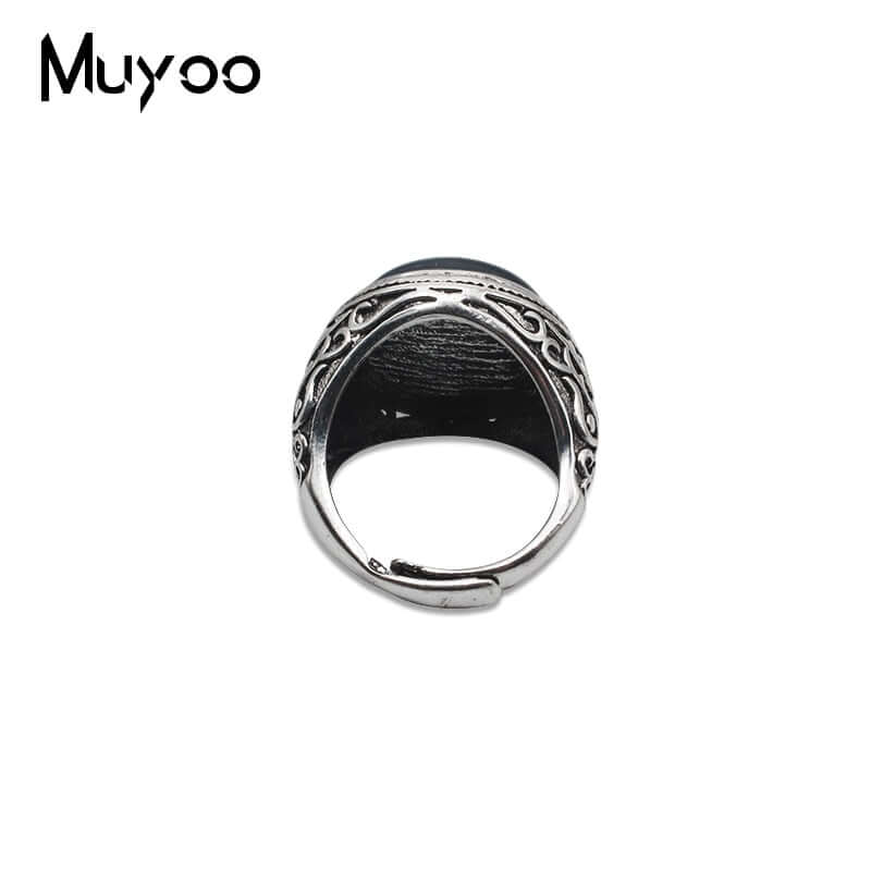 Peris Gems Antique Navigation Compass Rings for Men | Compass Dragon Eyes Silver Treasure Ring SHEIN Amazon Temu