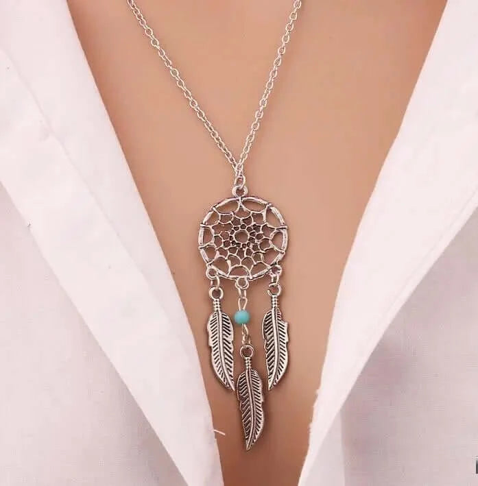 Peris Gems Antique Silver Boho Pendant Necklace for Women SHEIN Amazon Temu