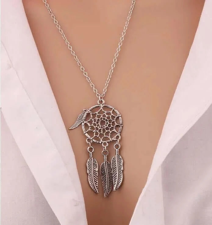 Peris Gems Antique Silver Boho Pendant Necklace for Women SHEIN Amazon Temu