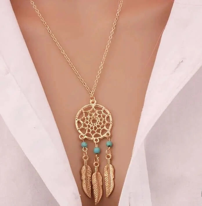 Peris Gems Antique Silver Boho Pendant Necklace for Women SHEIN Amazon Temu