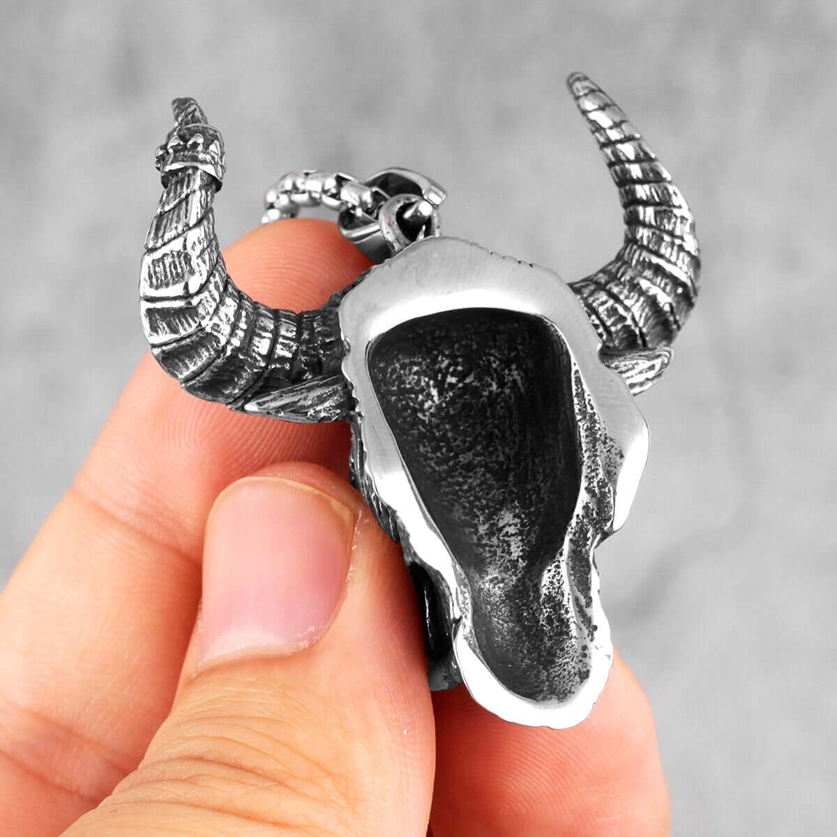 Peris Gems Antique Silver Domineering Bull Pendant Necklaces Unisex SHEIN Amazon Temu