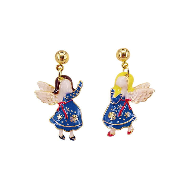 Peris Gems Asymmetric Angle Drop Earrings for Women | Cute Gold Earrings for Women Earless Earrings SHEIN Amazon Temu