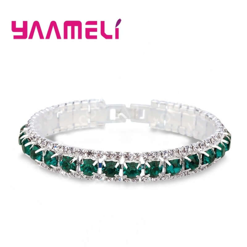Peris Gems Austrian Opal Chain-Link Bracelets for Women | Sterling Silver Austrian Opal Chain-Link Bracelets for Women | SHEIN Amazon Temu