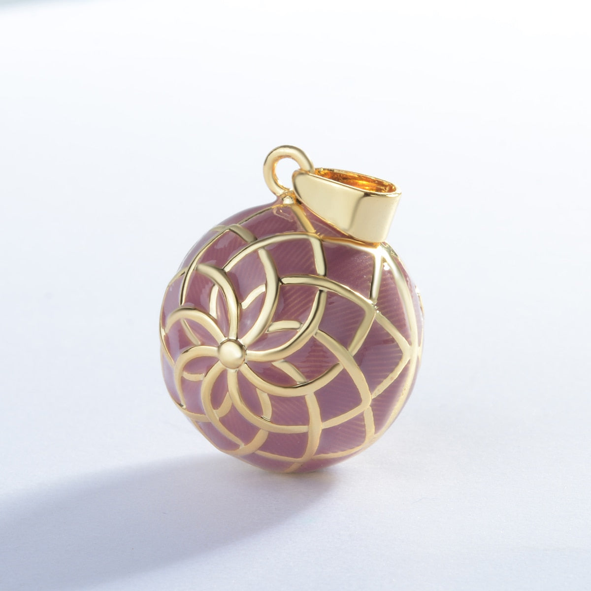 Peris Gems B348-1 only ball Gorgeous Enamel Flower Harmony Ball Necklace for Women SHEIN Amazon Temu
