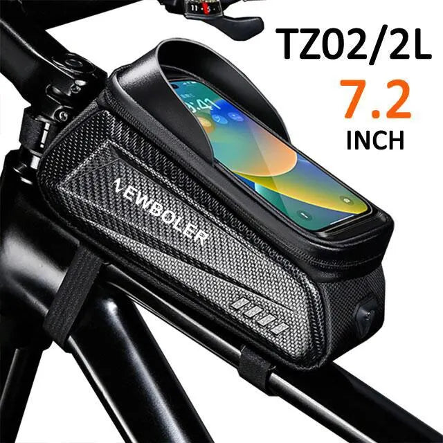 Peris Gems BAG025 NEWBOLER Bike Bag 2L Frame Front Tube Cycling Bag Bicycle Waterproof Phone Case Holder 7.2Inches Touchscreen Bag Accessorie NEWBOLER Bike Bag 2L Frame Front Tube Cycling Bag Bicycle Waterproof Phone Case Holder 7.2Inches Touchscreen Bag Accessorie SHEIN Amazon Temu