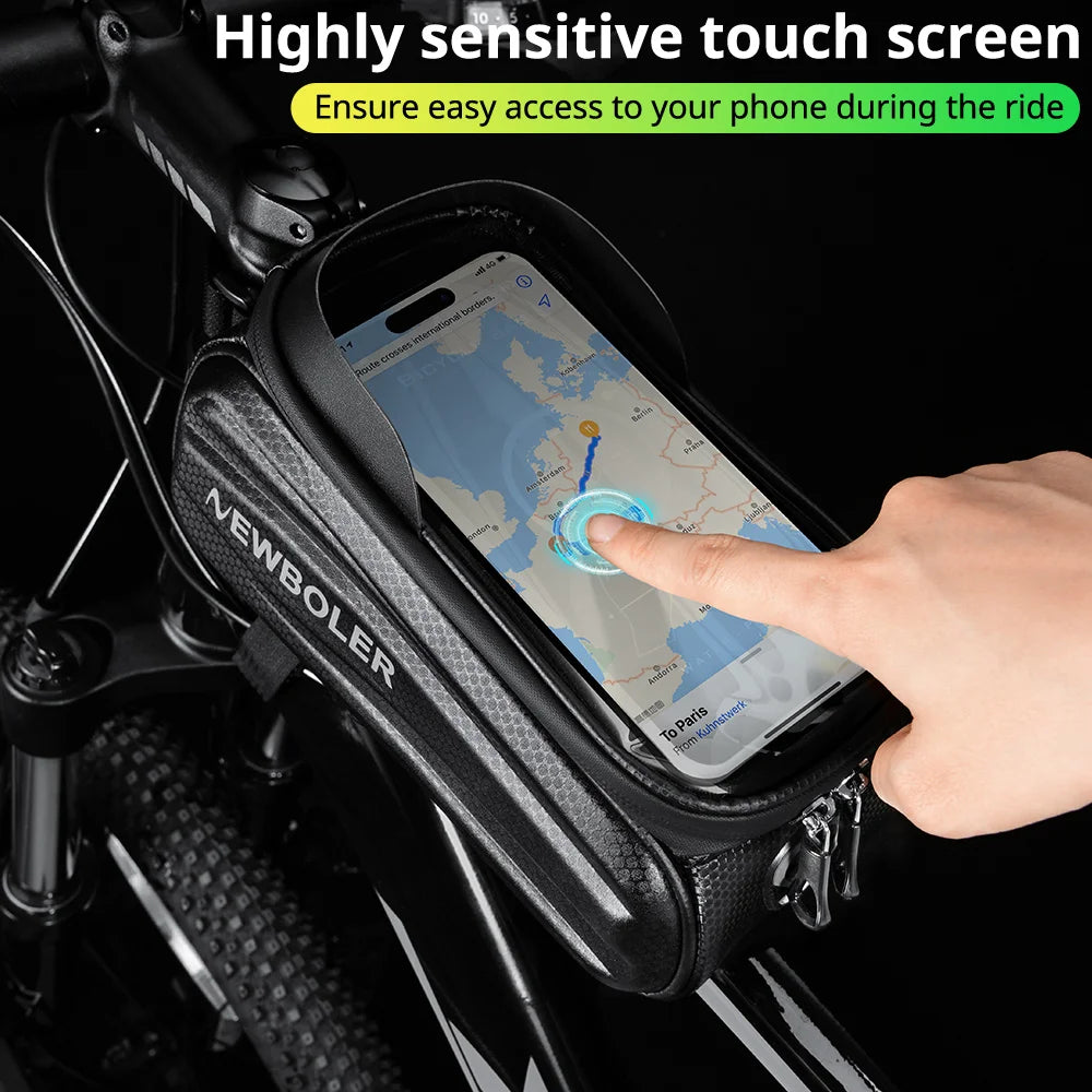 Peris Gems BAG025 NEWBOLER Bike Bag 2L Frame Front Tube Cycling Bag Bicycle Waterproof Phone Case Holder 7.2Inches Touchscreen Bag Accessorie NEWBOLER Bike Bag 2L Frame Front Tube Cycling Bag Bicycle Waterproof Phone Case Holder 7.2Inches Touchscreen Bag Accessorie SHEIN Amazon Temu